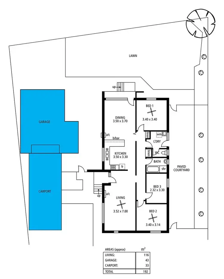 Floorplan of Homely house listing, 9 Oban Court, Huntfield Heights SA 5163