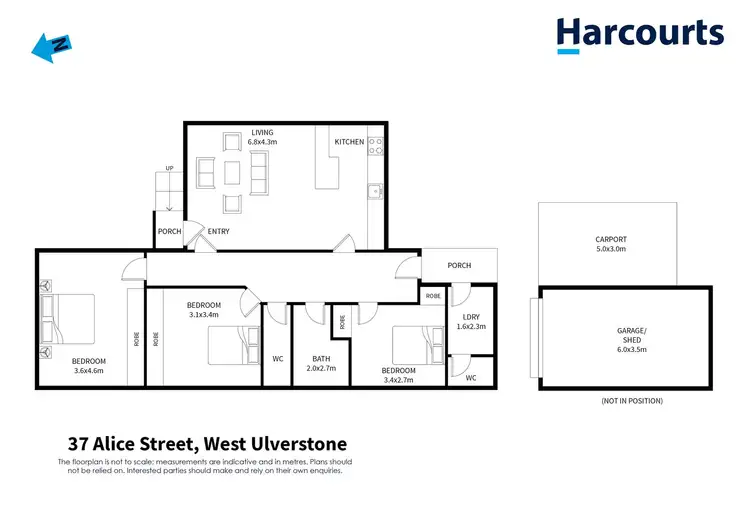 Floorplan of Homely house listing, 37 Alice Street, West Ulverstone TAS 7315