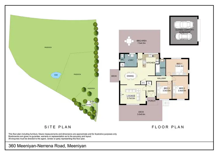 Floorplan of Homely rural property listing, 360 Meeniyan Nerrena Road, Meeniyan VIC 3956
