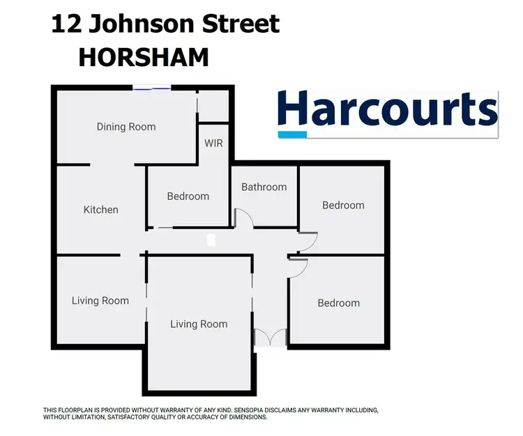 Floorplan of Homely house listing, 12 Johnson Street, Horsham VIC 3400