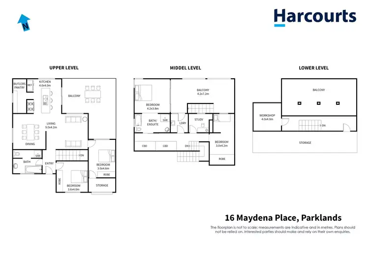 Floorplan of Homely house listing, 16 Maydena Place, Parklands TAS 7320