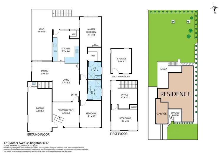 Floorplan of Homely house listing, 17 Gynther Avenue, Brighton QLD 4017