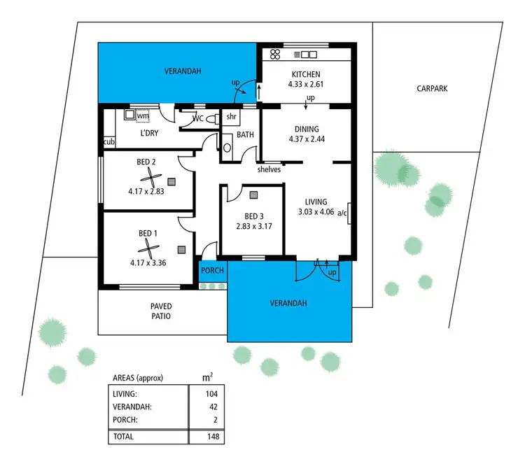 Floorplan of Homely house listing, 10 Grandview Grove, Reynella SA 5161