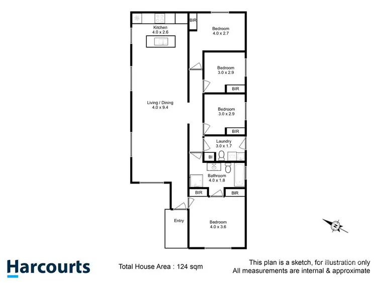 Floorplan of Homely house listing, 15 Bradman Street, Clarendon Vale TAS 7019