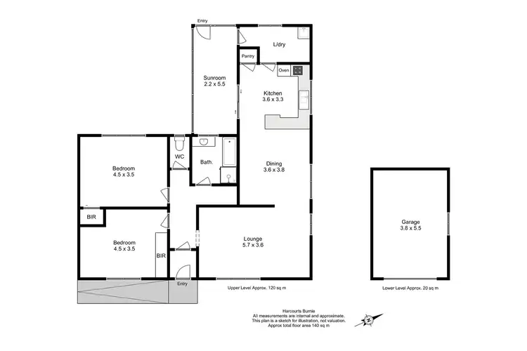 Floorplan of Homely house listing, 4 Sanderson Place, Shorewell Park TAS 7320
