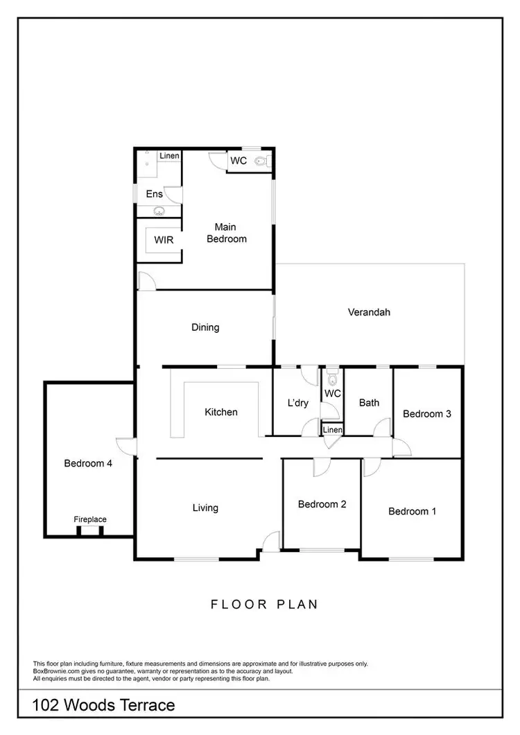 Floorplan of Homely house listing, 102 Woods Terrace, Braitling NT 870