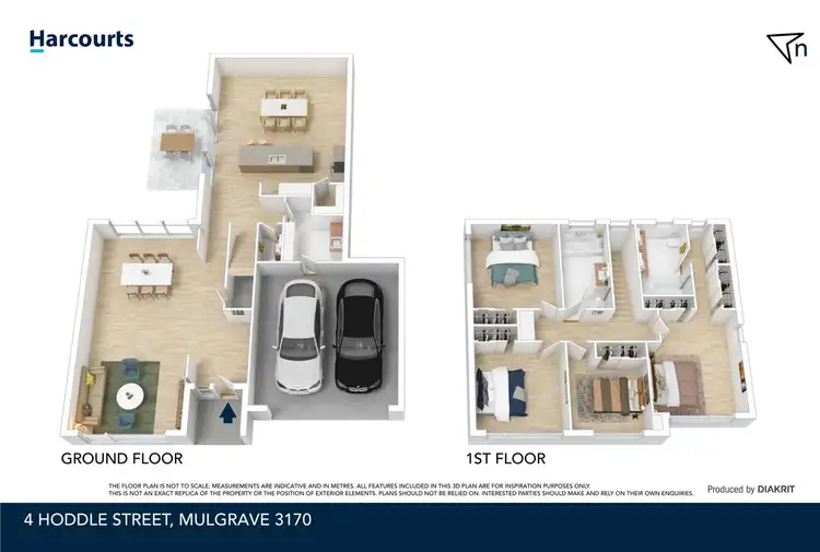 Floorplan of Homely house listing, 4 Hoddle Street, Mulgrave VIC 3170