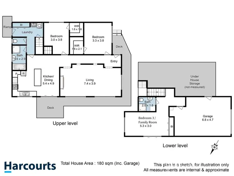 Floorplan of Homely house listing, 1 Seacrest Avenue, Blackmans Bay TAS 7052