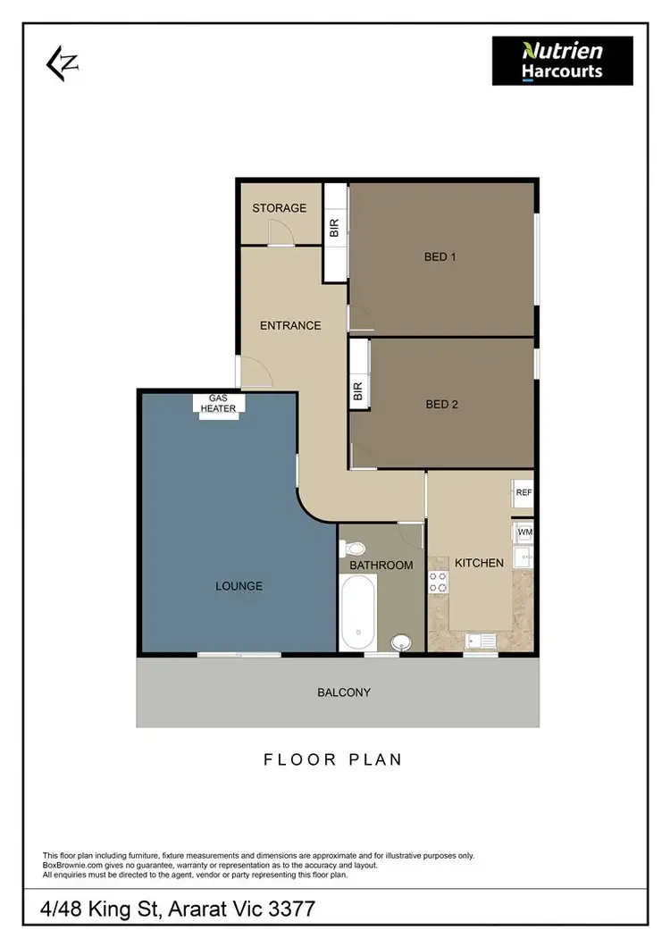 Floorplan of Homely flat listing, 4/48 King Street, Ararat VIC 3377