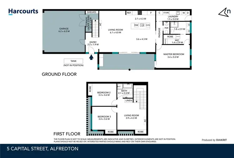Floorplan of Homely house listing, 5 Capital Street, Alfredton VIC 3350