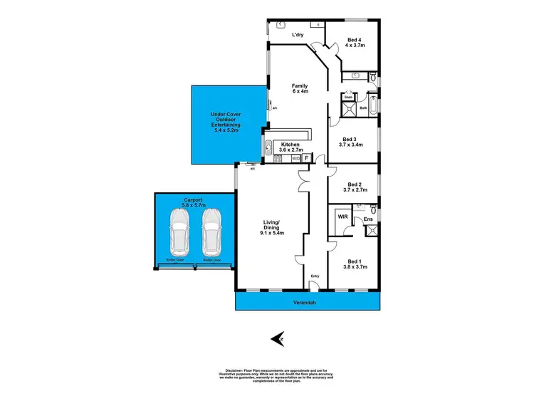Floorplan of Homely house listing, 11 Ironbark Avenue, Flagstaff Hill SA 5159