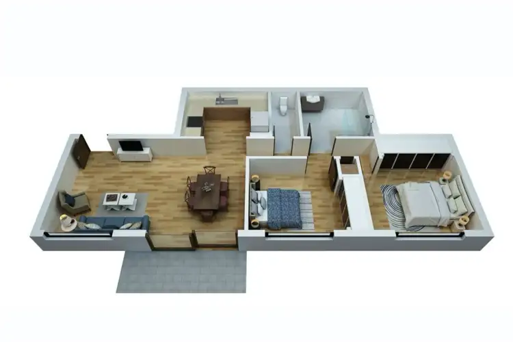 Floorplan of Homely apartment listing, 6/25 White Street, Southport QLD 4215