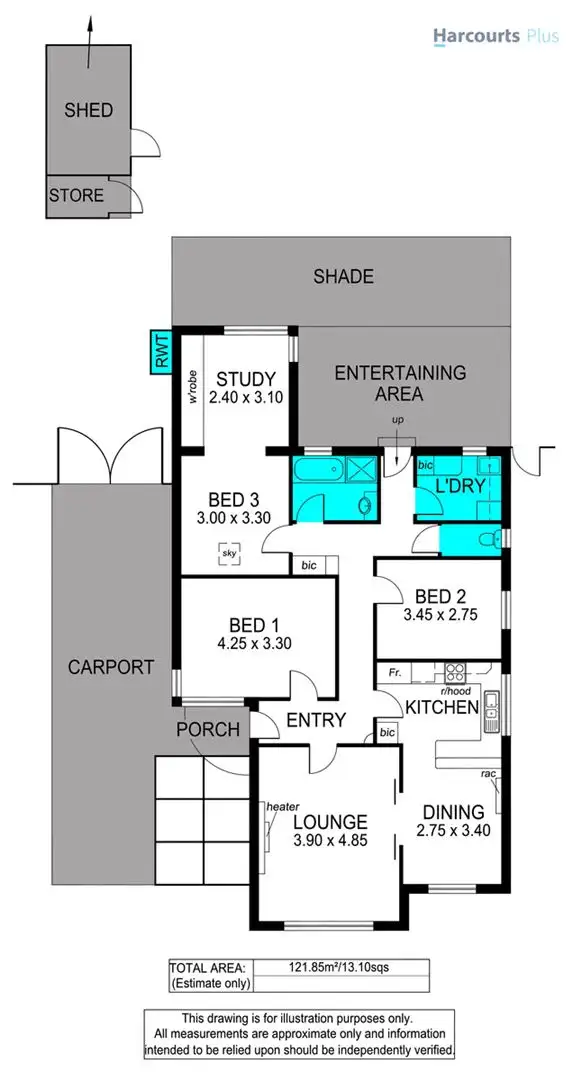 Floorplan of Homely house listing, 86 Wheaton Street, South Plympton SA 5038