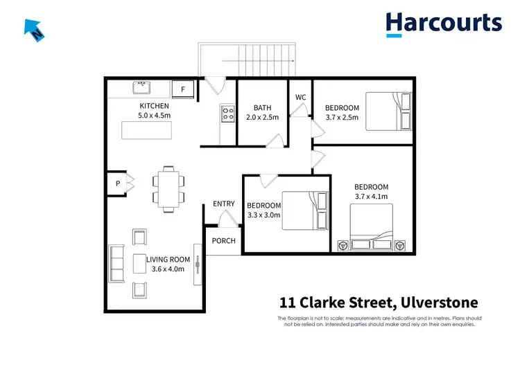 Floorplan of Homely house listing, 11 Clarke Street, Ulverstone TAS 7315