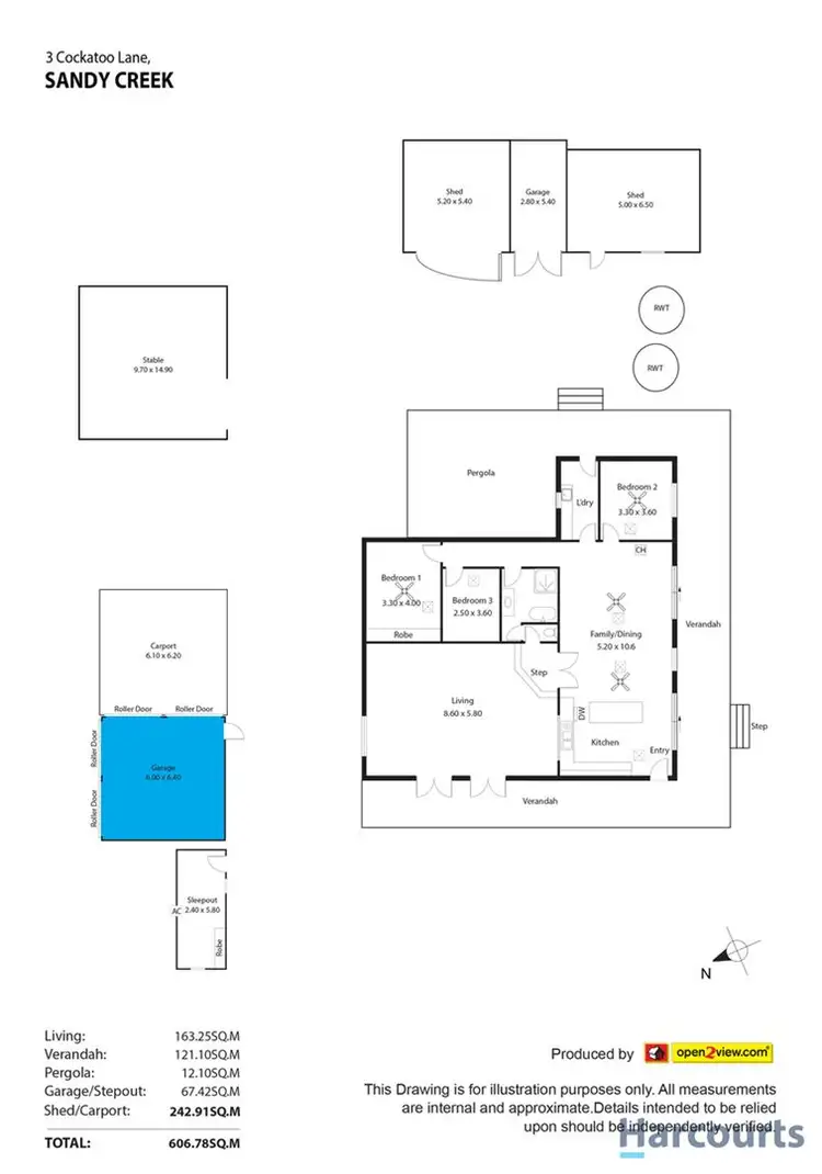 Floorplan of Homely house listing, 3 Cockatoo Lane, Sandy Creek SA 5350