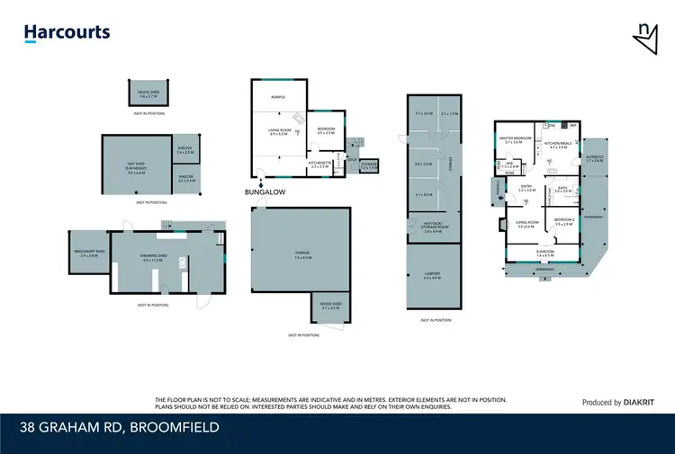Floorplan of Homely house listing, 38 Graham Road, Broomfield VIC 3364
