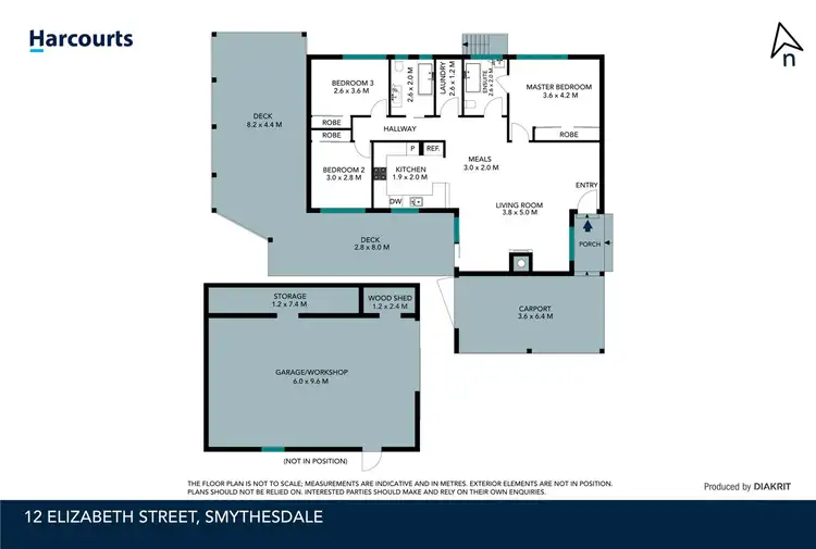 Floorplan of Homely house listing, 12 Elizabeth Street, Smythesdale VIC 3351