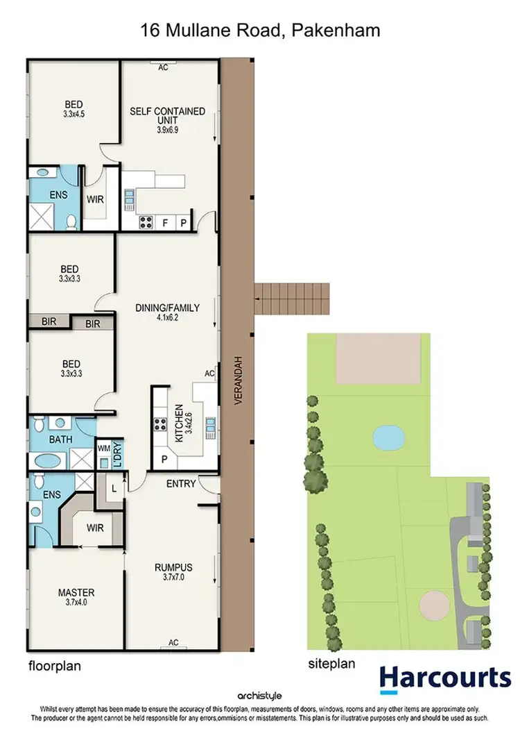 Floorplan of Homely house listing, 16 Mullane Road, Pakenham VIC 3810