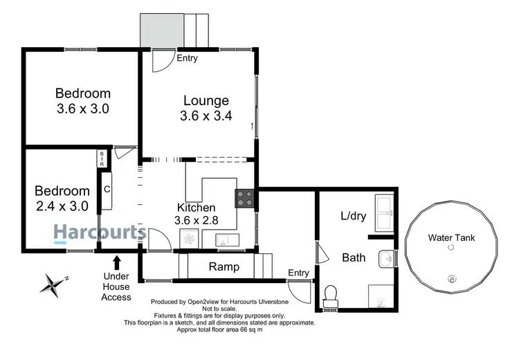 Floorplan of Homely house listing, 99 Castra Road, Ulverstone TAS 7315