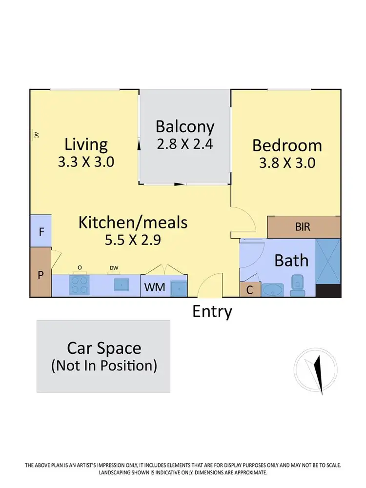 Floorplan of Homely apartment listing, 218/17 Lynch Street, Hawthorn VIC 3122