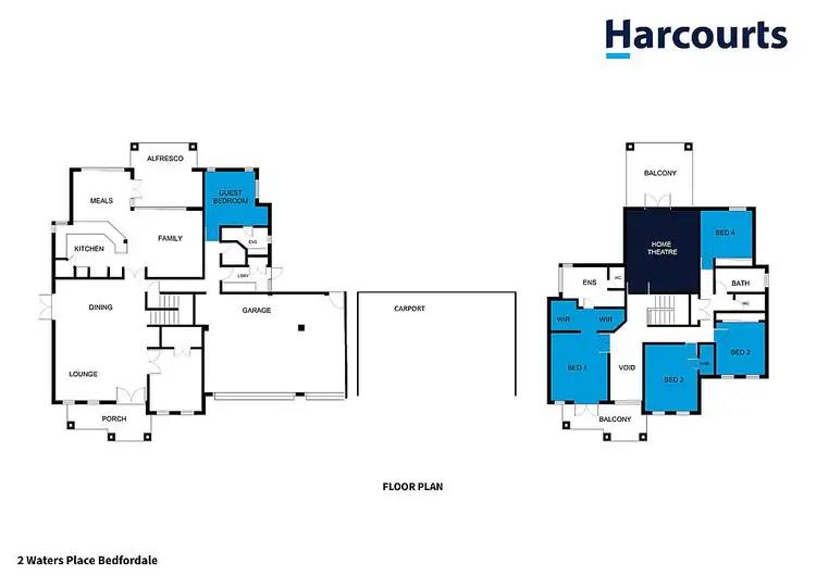 Floorplan of Homely house listing, 2 Waters Place, Bedfordale WA 6112