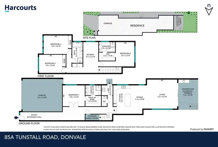Floorplan of Homely townhouse listing, 85A Tunstall Road, Donvale VIC 3111