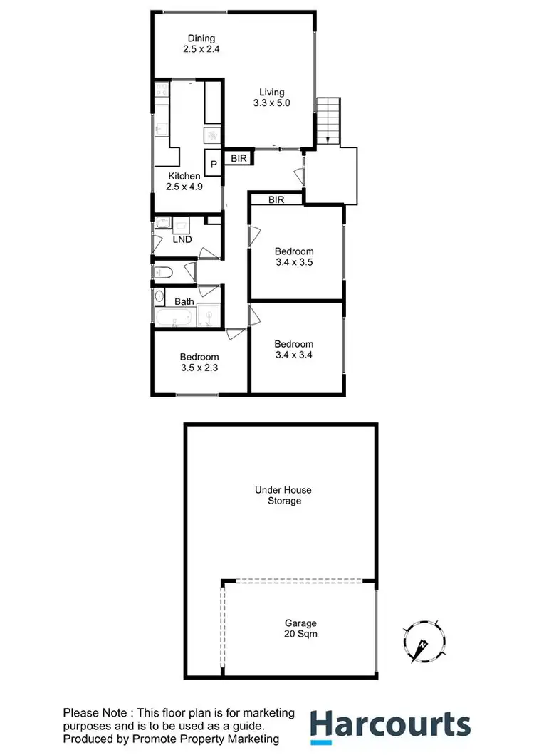 Floorplan of Homely house listing, 2 Newhaven Drive, Howrah TAS 7018