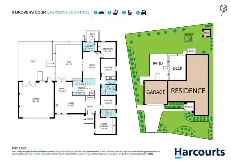 Floorplan of Homely house listing, 5 Drovers Court, Vermont South VIC 3133