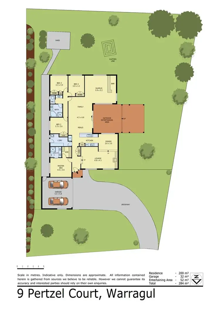 Floorplan of Homely house listing, 9 Pertzel Court, Warragul VIC 3820