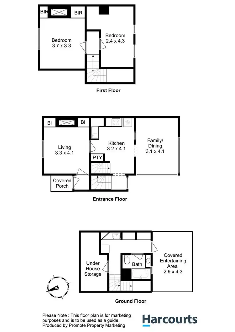 Floorplan of Homely house listing, 294 Bathurst Street, West Hobart TAS 7000