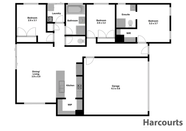 Floorplan of Homely house listing, 10 Florence Avenue, Moe VIC 3825