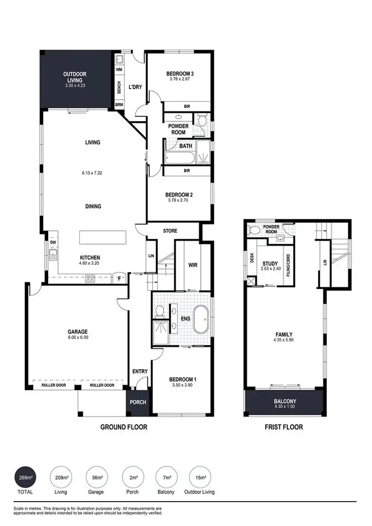 Floorplan of Homely house listing, 8 Clifton Way, Victor Harbor SA 5211