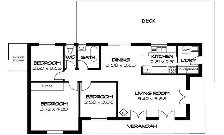 Floorplan of Homely house listing, 25 Alison Avenue, Goolwa North SA 5214