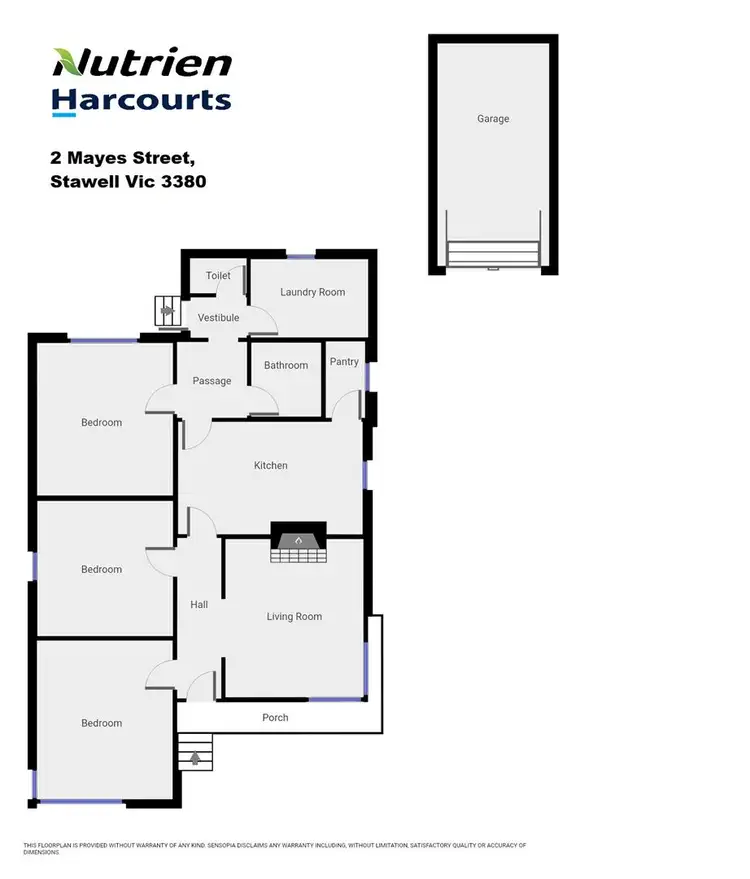 Floorplan of Homely house listing, 2 Mayes Street, Stawell VIC 3380