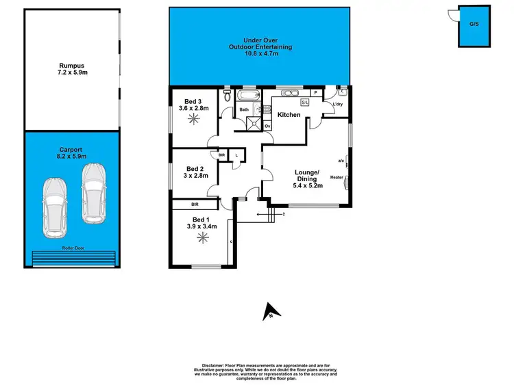 Floorplan of Homely house listing, 2 Parklands Crescent, Reynella SA 5161