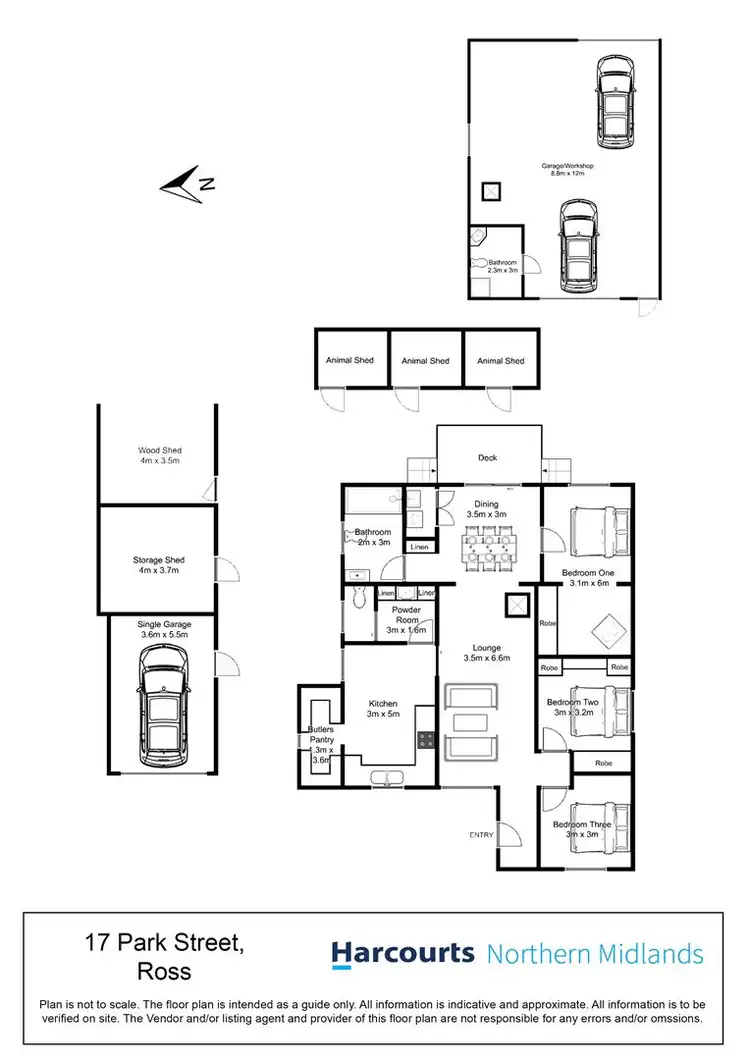 Floorplan of Homely house listing, 17 Park Street, Ross TAS 7209