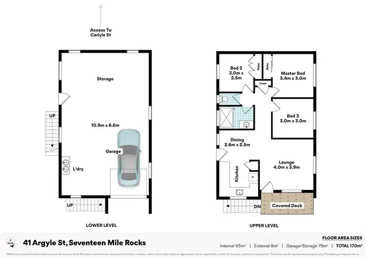 Floorplan of Homely house listing, 41 Argyle Street, Seventeen Mile Rocks QLD 4073