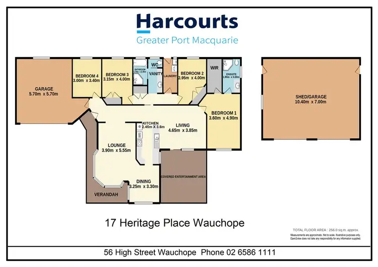 Floorplan of Homely house listing, 17 Heritage Place, Wauchope NSW 2446