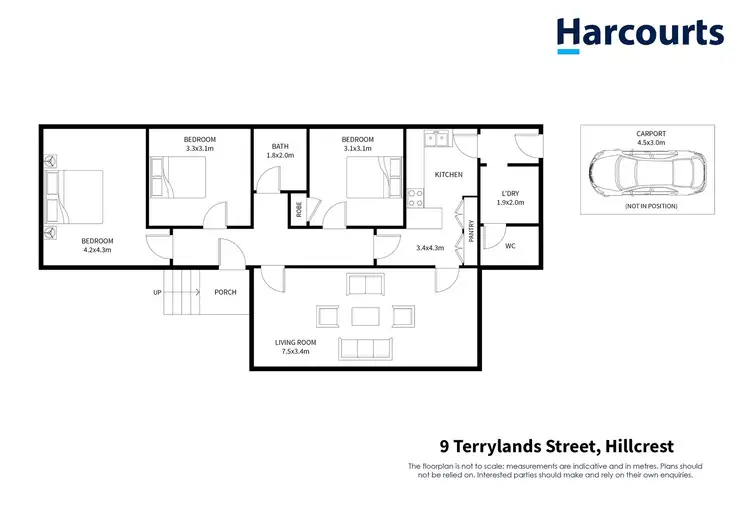 Floorplan of Homely house listing, 9 Terrylands Street, Hillcrest TAS 7320