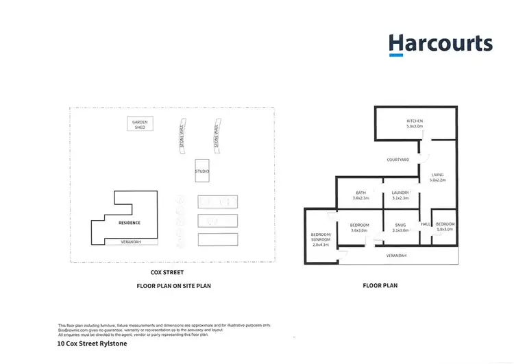 Floorplan of Homely house listing, 10 Cox Street, Rylstone NSW 2849