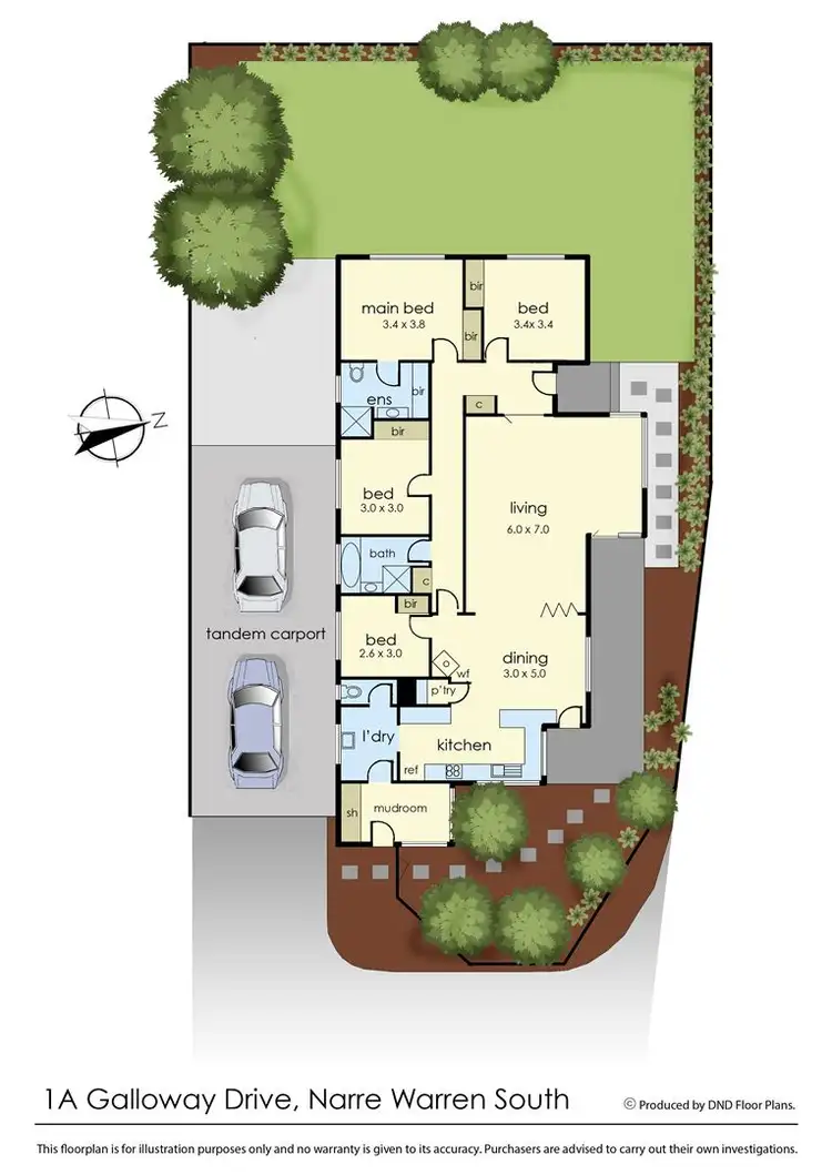 Floorplan of Homely house listing, 1A Galloway Drive, Narre Warren South VIC 3805