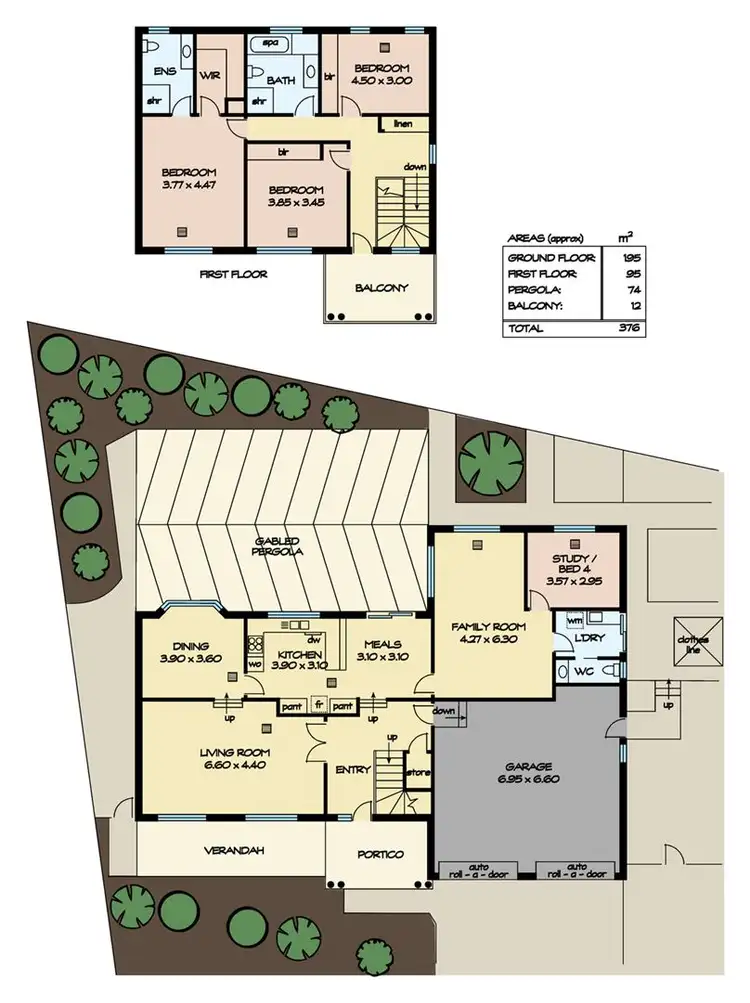 Floorplan of Homely house listing, 15 Highfield Drive, Aberfoyle Park SA 5159