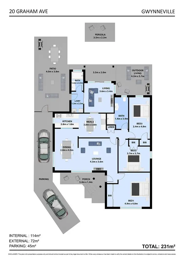 Floorplan of Homely house listing, 20 Graham Avenue, Gwynneville NSW 2500