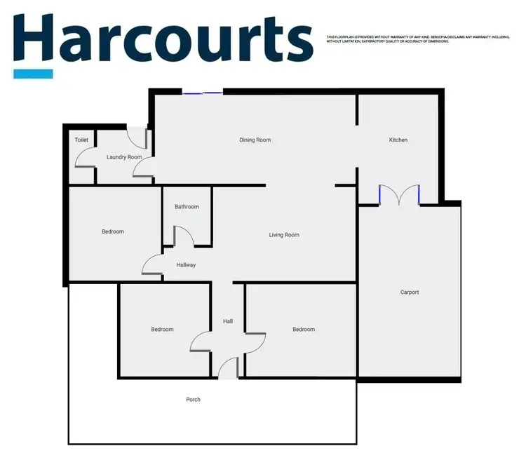 Floorplan of Homely house listing, 143 Elizabeth Street, Edenhope VIC 3318