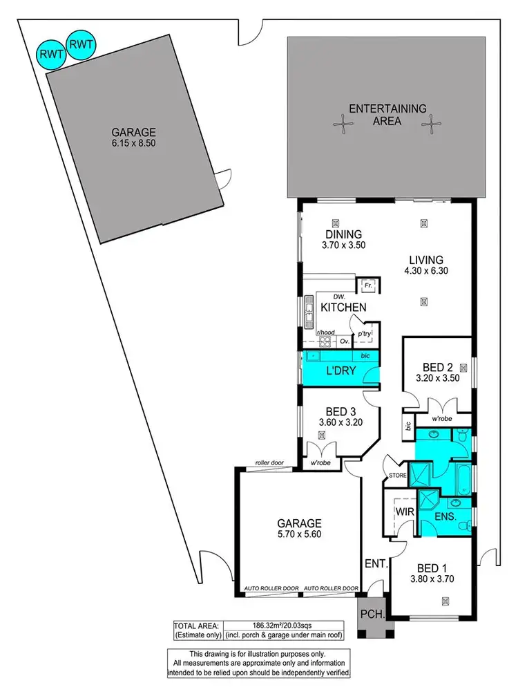 Floorplan of Homely house listing, 3 Caroline Close, Sheidow Park SA 5158