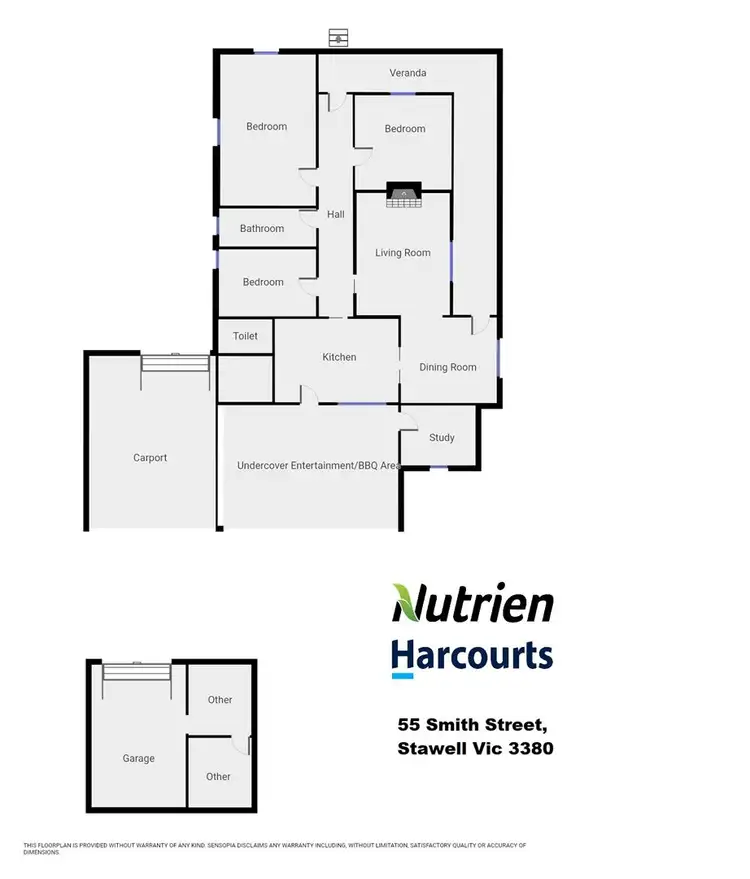 Floorplan of Homely house listing, 55 Smith Street, Stawell VIC 3380