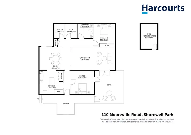 Floorplan of Homely house listing, 110 Mooreville Road, Shorewell Park TAS 7320