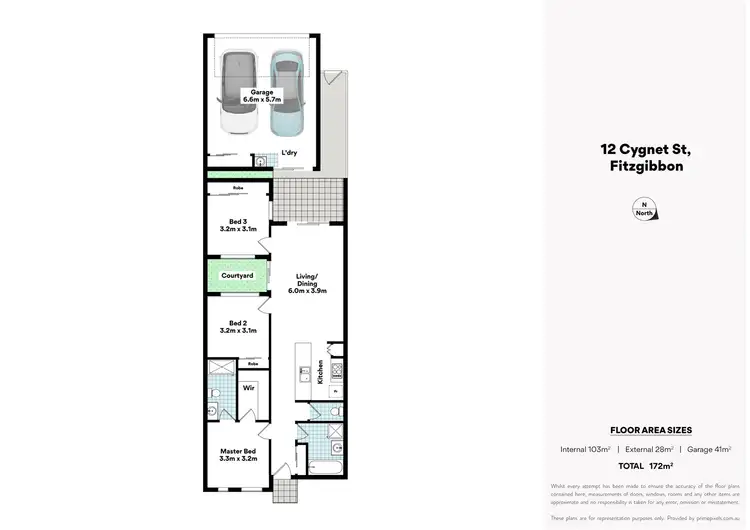 Floorplan of Homely house listing, 12 Cygnet Street, Fitzgibbon QLD 4018