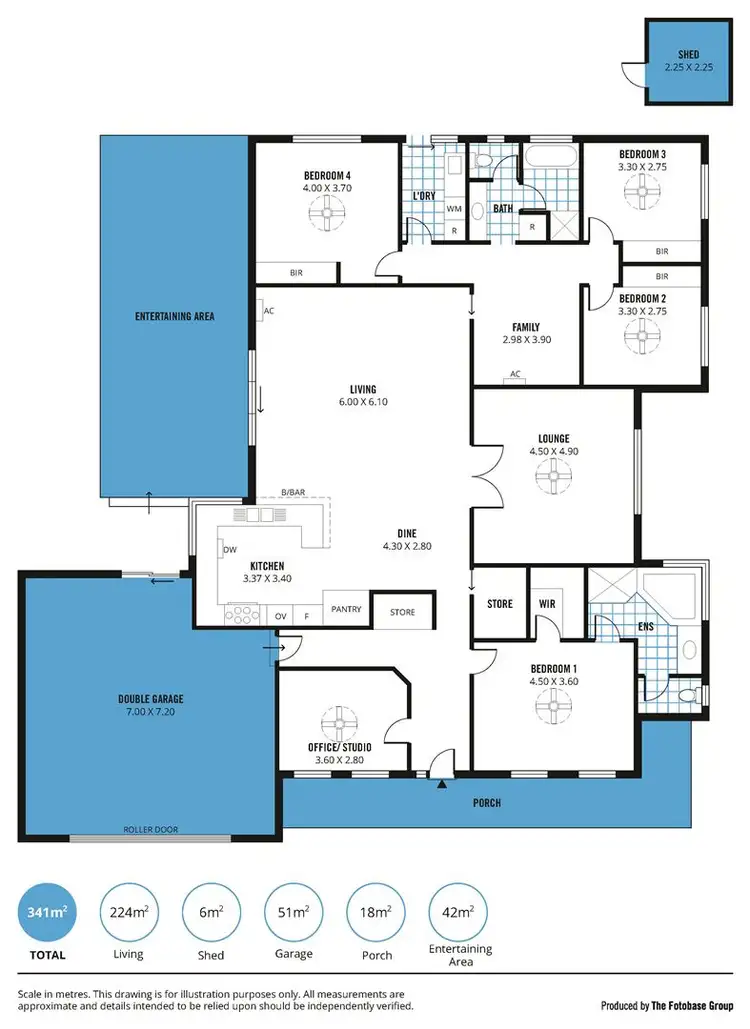 Floorplan of Homely house listing, 12 Bushland Drive, Aberfoyle Park SA 5159