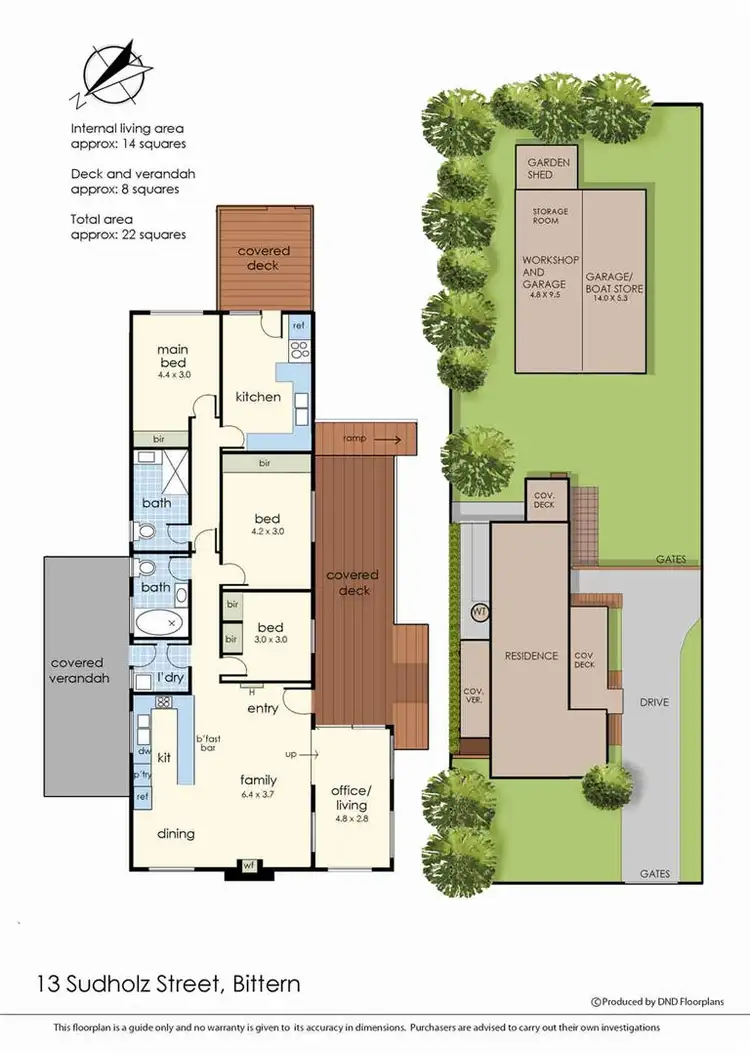 Floorplan of Homely house listing, 13 Sudholz Street, Bittern VIC 3918